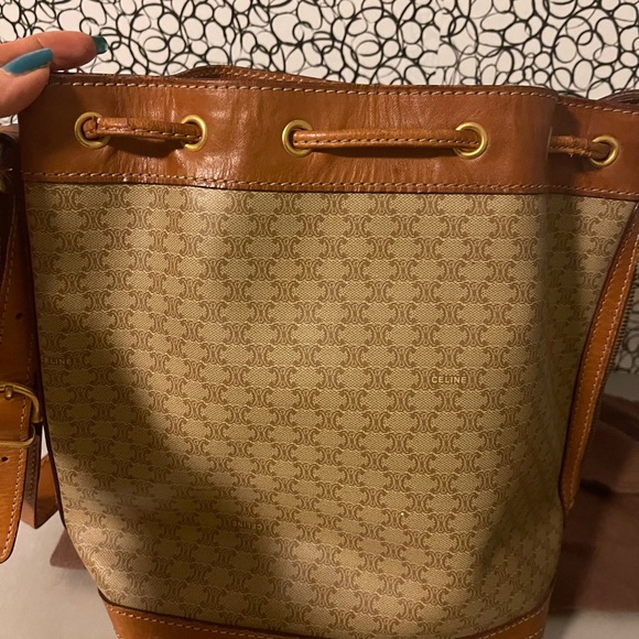 Celine drawstring vintage shoulder bag - Picture 11 of 16